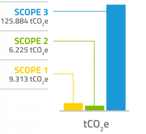 RISULTATI IN tCO2 DELL’ ANALISI SVOLTA