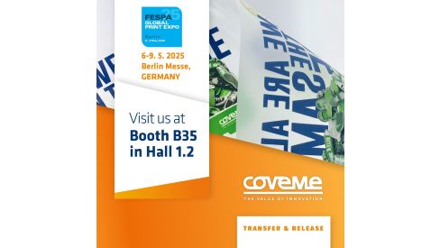 Coveme at Fespa in Berlin, Germany