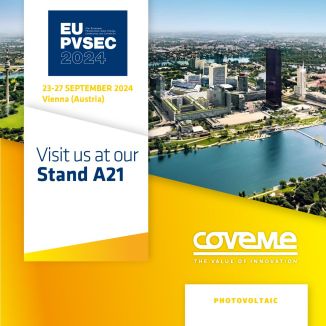 COVEME AT EU PVSEC, VIENNA, AUSTRIA