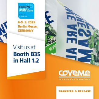 Coveme at Fespa in Berlin, Germany